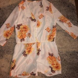 Floral romper